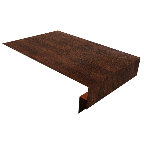 Планка околооконная сложная 250х50х12 (j-фаска) 0,4 Print Premium Cherry Wood Dark FTC (2м)