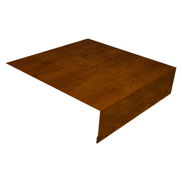 Планка околооконная простая 200х50 0,45 Print-Double Premium Golden Wood Intense F (2м)