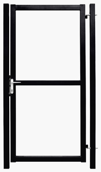 Калитка Colority Zinc Lock 1,8х1 RAL 9005