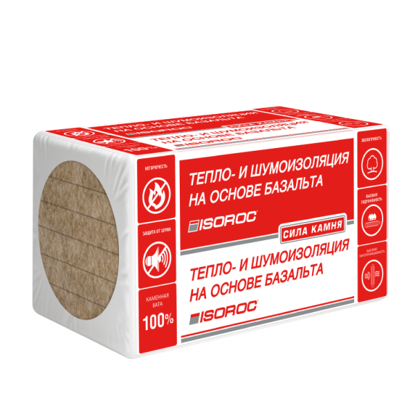 Утеплитель Isoroc Изоруф 1000х600х100 (0,12м3)