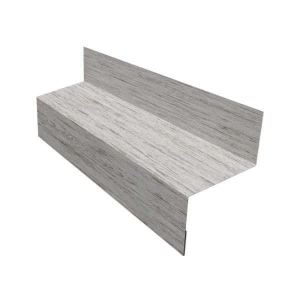 Отлив межэтажный 45 0,45 Print Elite Snow Wood TwinColor (3м)