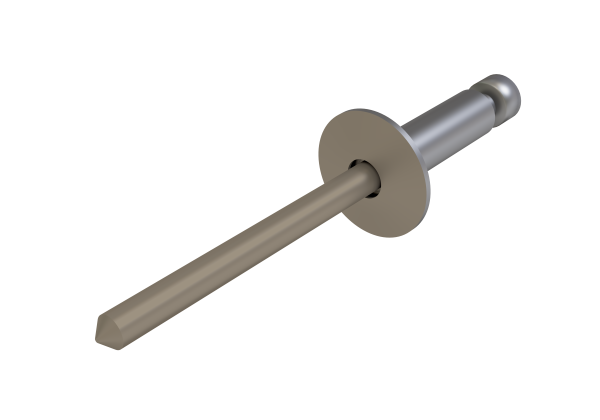 Заклёпка вытяжная Daxmer 3,2х8 (1000шт) сталь/сталь RAL 1035