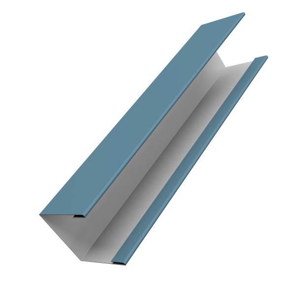 Крышка жалюзи Milan Slim 0,45 Drap TX RAL 5024 пастельно-синий (2,5м)