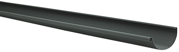 Желоб полукруглый GL PE Matt 125 мм 3 м RAL 7024 мокрый асфальт