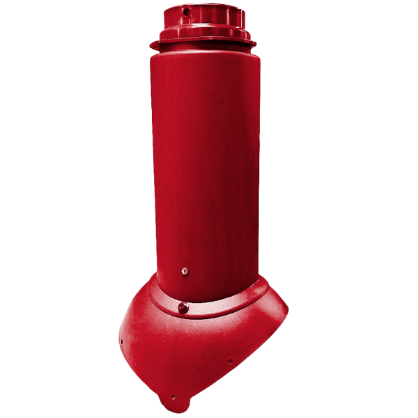 Выход канализации Krovent Pipe-VT 110/125 Изолированный красный
