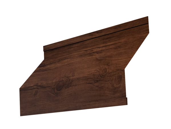 Ламель забора жалюзи Milan 0,45 Print-Double Premium Cherry Wood Fresh
