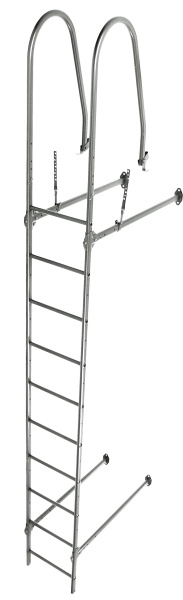 Лестница стеновая Grand Line RAL 7005 2,76м