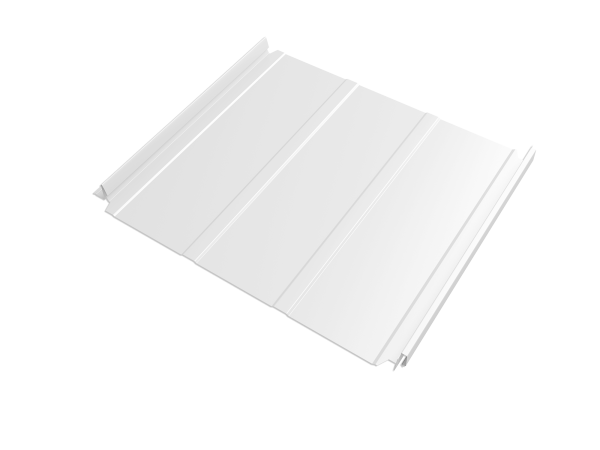 Кликфальц Double Pro Line Grand Line 0,5 Satin с пленкой на замках RAL 9003 сигнальный белый