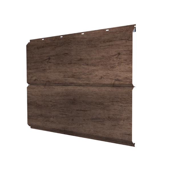 Софит ЭкоБрус new без перфорации 0,45 Print Elite White Wood TwinColor