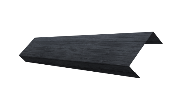 Ламель лицевая 50 забора жалюзи Texas 0,45 Print Premium Grey Wood TwinColor