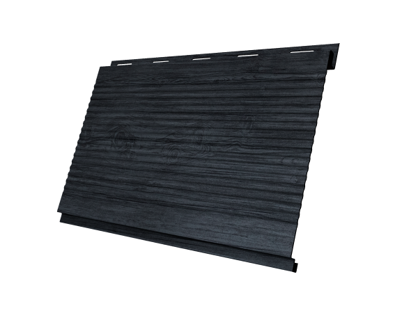 Софит Вертикаль 0,2 Grand Line gofr 0,45 Print Premium с пленкой Grey Wood TwinColor