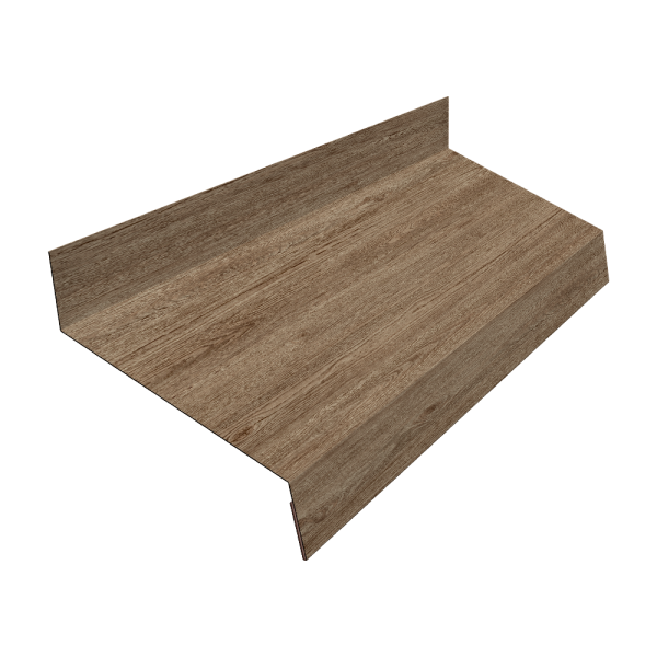 Отлив простой 50 0,45 Print Elite White Wood TwinColor (3м)