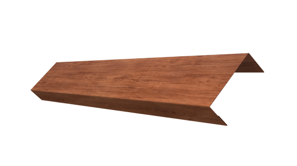 Ламель обратная 50 забора жалюзи Texas 0,45 Print Premium Rowan Wood Intense FTC