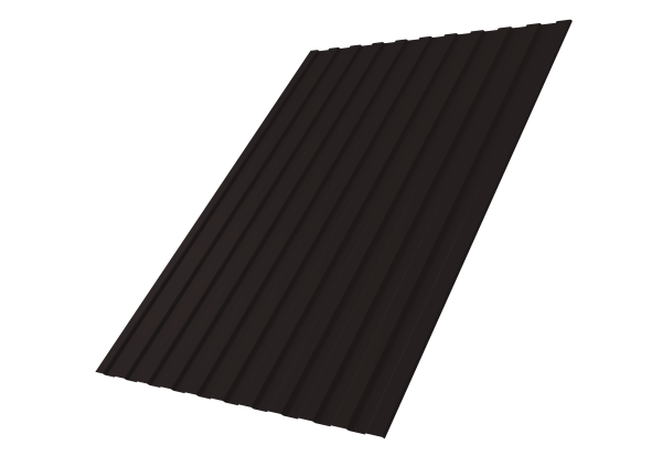 Профнастил С8A v01 0,45 Drap RAL 9005 черный