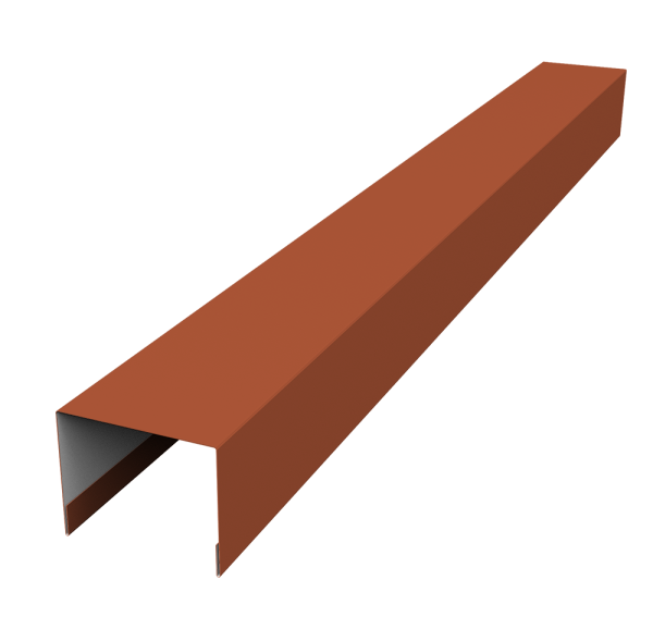 Крышка жалюзи Palermo 0,5 Satin RAL 8004 терракота (2м)