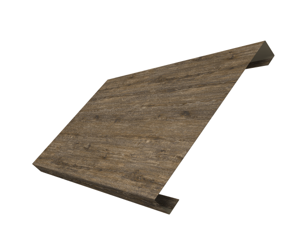 Ламель лицевая 200 забора жалюзи Texas 0,45 Print Elite Nordic Wood TwinColor