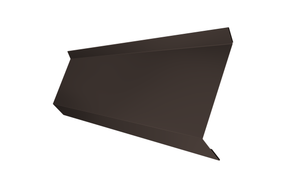 Планка примыкания в штробу 60 0,5 Velur X RR 32 темно-коричневый (3м)