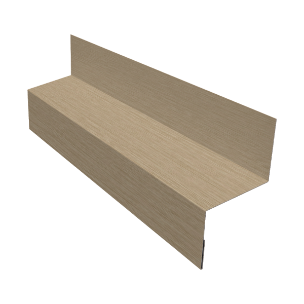 Отлив межэтажный 35 0,45 Print Elite Milky Wood TwinColor (2м)