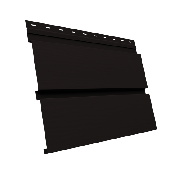 Квадро брус 3D 0,5 Velur X с пленкой RAL 9005 черный
