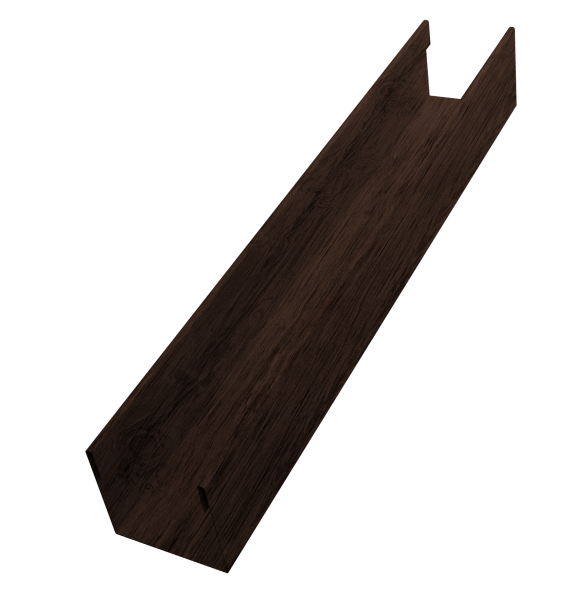 Стойка жалюзи Milan Slim 0,45 Print-double Premium Antique Wood (2м)
