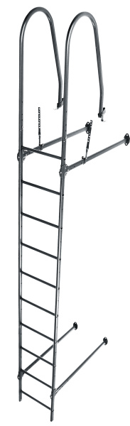 Лестница стеновая Grand Line RAL 7016 2,76м