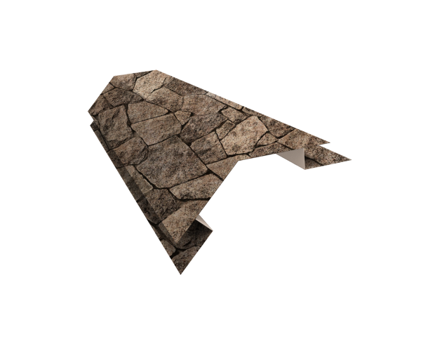 Угол внешний сложный 75х75 135 градусов 0,45 Print Elite King Stone TwinColor (3м)
