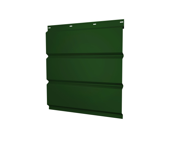 Софит металлический без перфорации 0,5 Satin с пленкой RAL 6005 зеленый мох