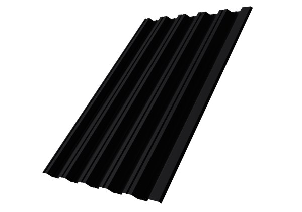 Профнастил НС35R Grand Line 0,5 Drap RAL 9005 черный