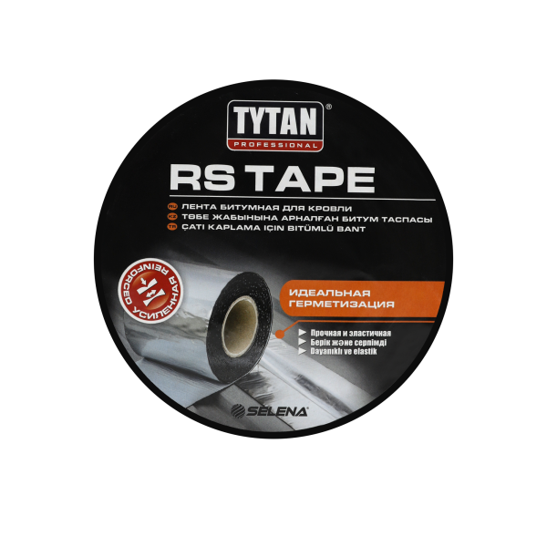 Лента битумная для кровли Tytan Professional RS TAPE 10смх10м коричневый (57635)