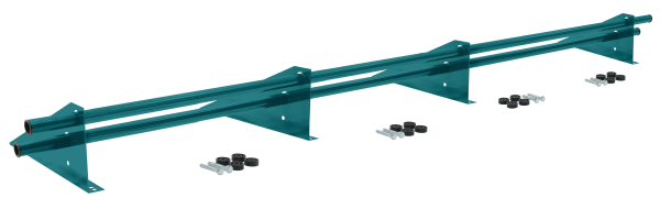 Снегозадержатель трубчатый универсальный Optima плюс RAL 5021 3м