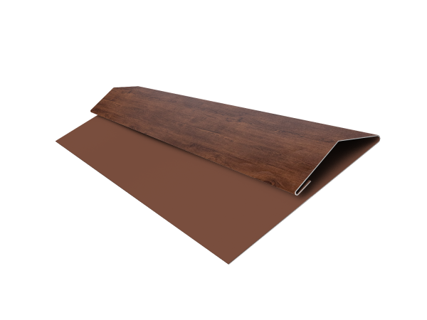 Планка стартово-финишная Экобрус Grand Line 0,4 Print Premium Cherry Wood Fresh TwinColor (3м)