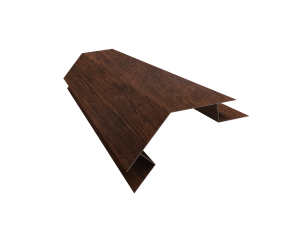 Планка угла внешнего сложного 135 градусов Блок-Хаус new Grand Line 0,45 Print-Double Premium Cherry Wood Dark F (2м)