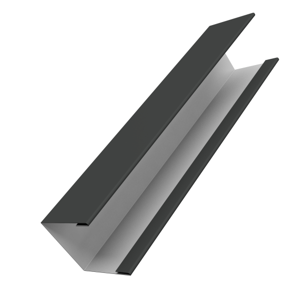 Крышка жалюзи Milan Slim 0,45 Drap TX RAL 7016 антрацитово-серый (3м)