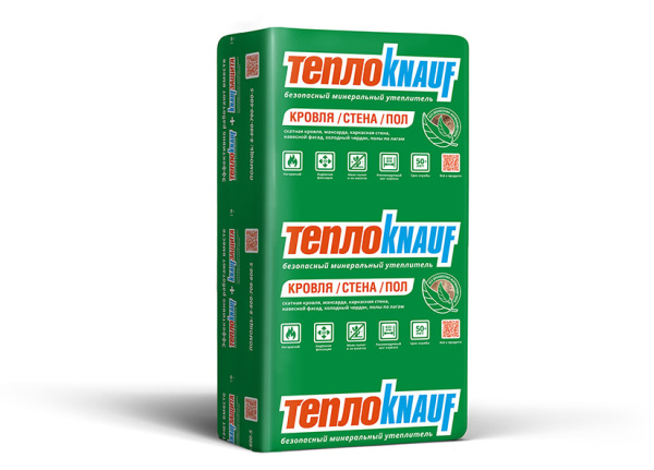 Утеплитель Кnauf для кровли и стен TS036 100х610х1230 (6м2; 0,6м3)