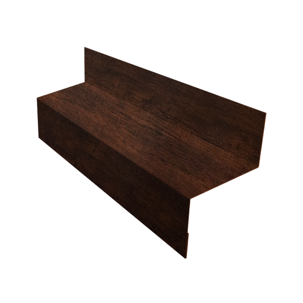 Отлив межэтажный 45 0,4 Print Premium Cherry Wood Dark FTC (2м)