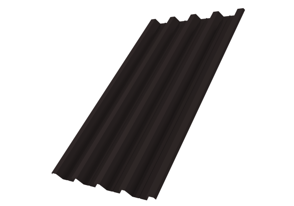 Профнастил Н60R v01 0,5 Drap RAL 9005 черный