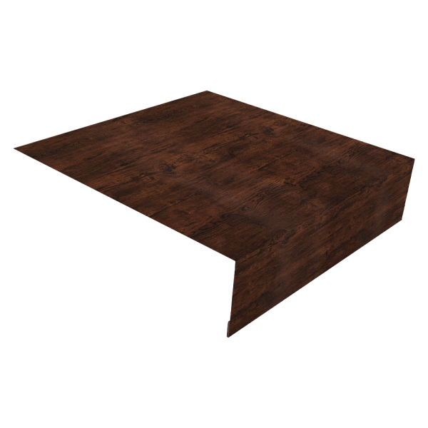 Планка околооконная простая 200х50 0,45 Print Elite Cherry Wood TwinColor (3м)