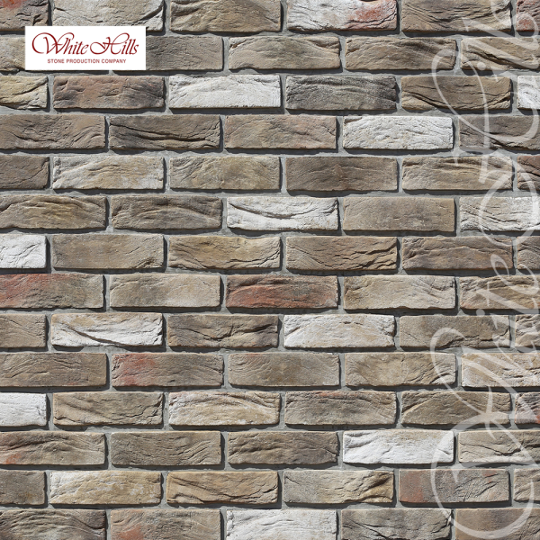 Рядовая плитка White Hills Торн Брик 329-20 с расшивкой 1,2 см