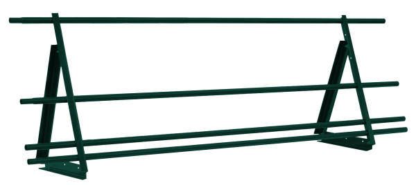 Ограждение кровельное со снегозадержателем Optima 0,65х2м RAL 6005