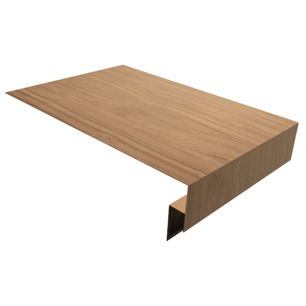 Планка околооконная сложная 250х50х18 (j-фаска) 0,45 Print Elite Honey Wood TwinColor (3м)