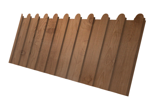 Профнастил С8A v01 фигурный 0,45 Print Premium Pine Wood Fresh