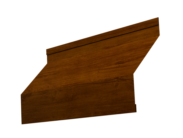 Ламель забора жалюзи Milan 0,45 Print-Double Premium Golden Wood Intense F