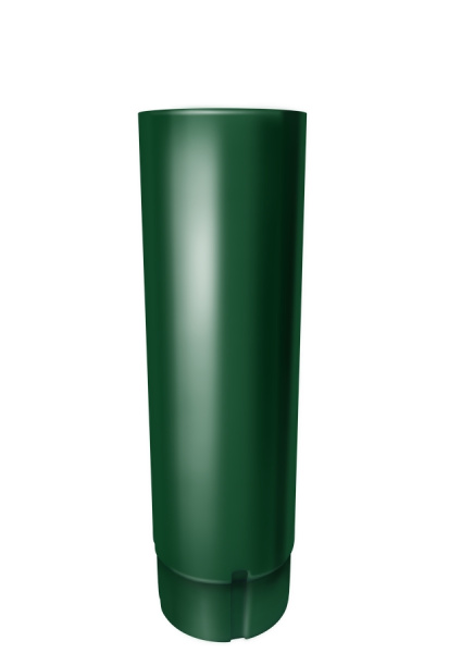 Труба круглая GL PU 90 мм 3 м RAL 6005 зеленый мох