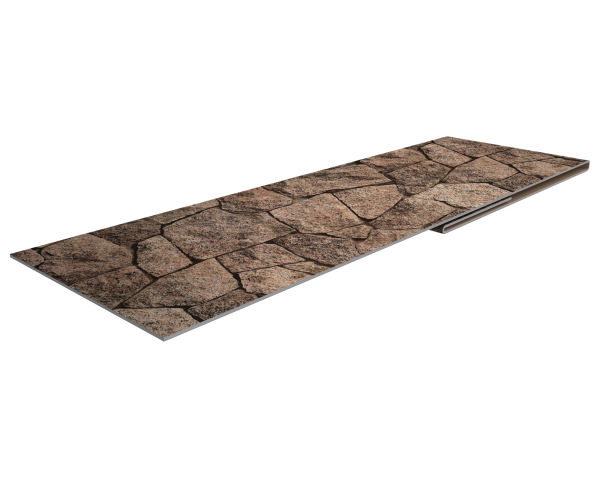 Планка финишная 48х25 0,45 Print Elite King Stone TwinColor (2м)