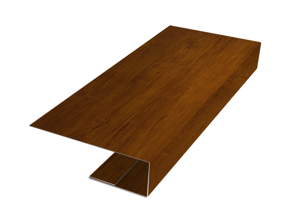 J-Профиль 12мм 0,45 Print-Double Premium Golden Wood Intense F (3м)