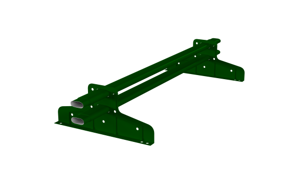 Снегозадержатель Стандарт Т4 d 40х20 RAL 6002 (1м)