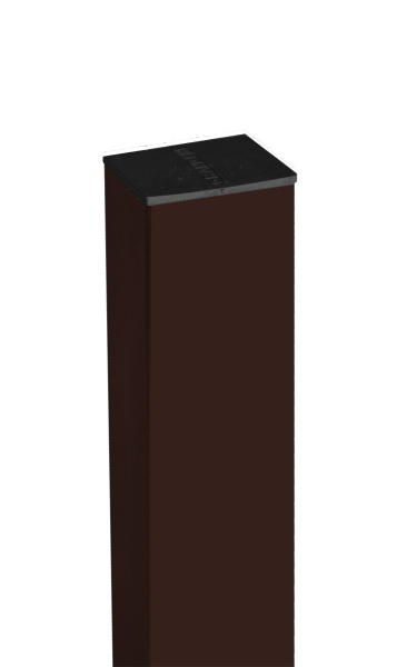Столб 62х55х1,4х3000 RAL 8017