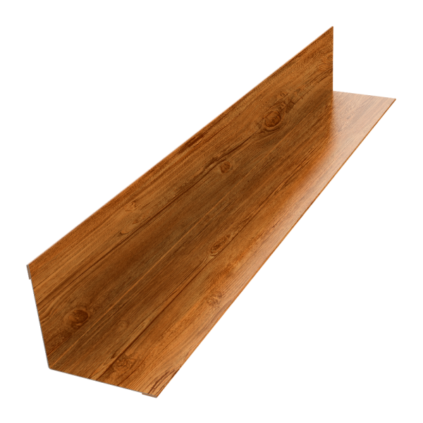 Угол внутренний 50х50 0,45 Print Elite Golden Wood TwinColor (3м)