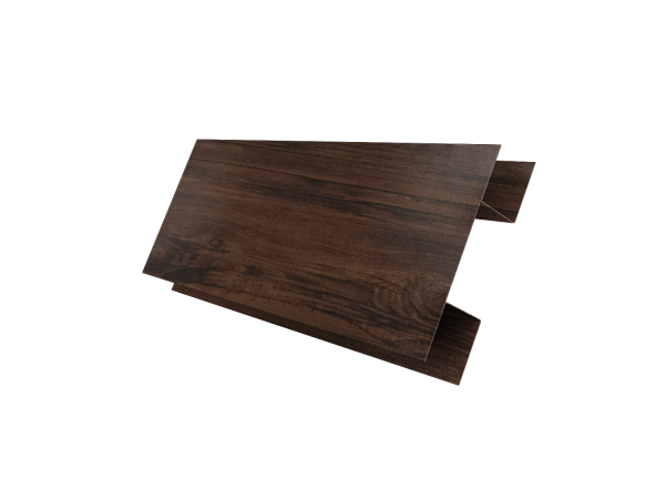 Планка H-образная Экобрус 0,45 Print Elite с пленкой Cherry Wood TwinColor (3м)
