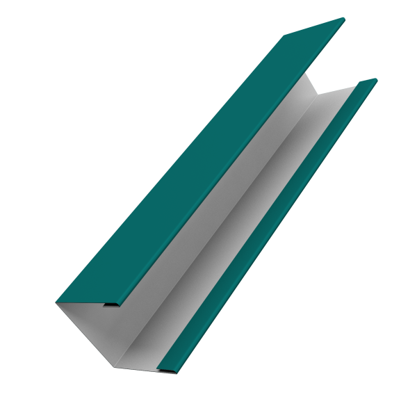 Крышка жалюзи Milan Slim 0,45 PE RAL 5021 водная синь (2,5м)